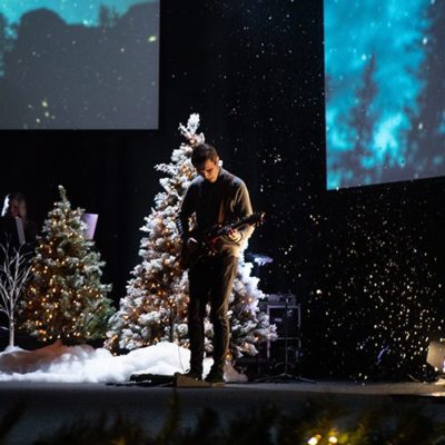 Events auf dem Weihnachtsmarkt am Stromwerk in Mannheim